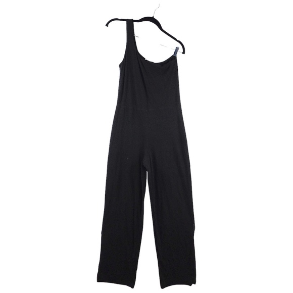 Skin Organic Black One Shoulder Jumpsuit Size Medium - Picture 1 of 6